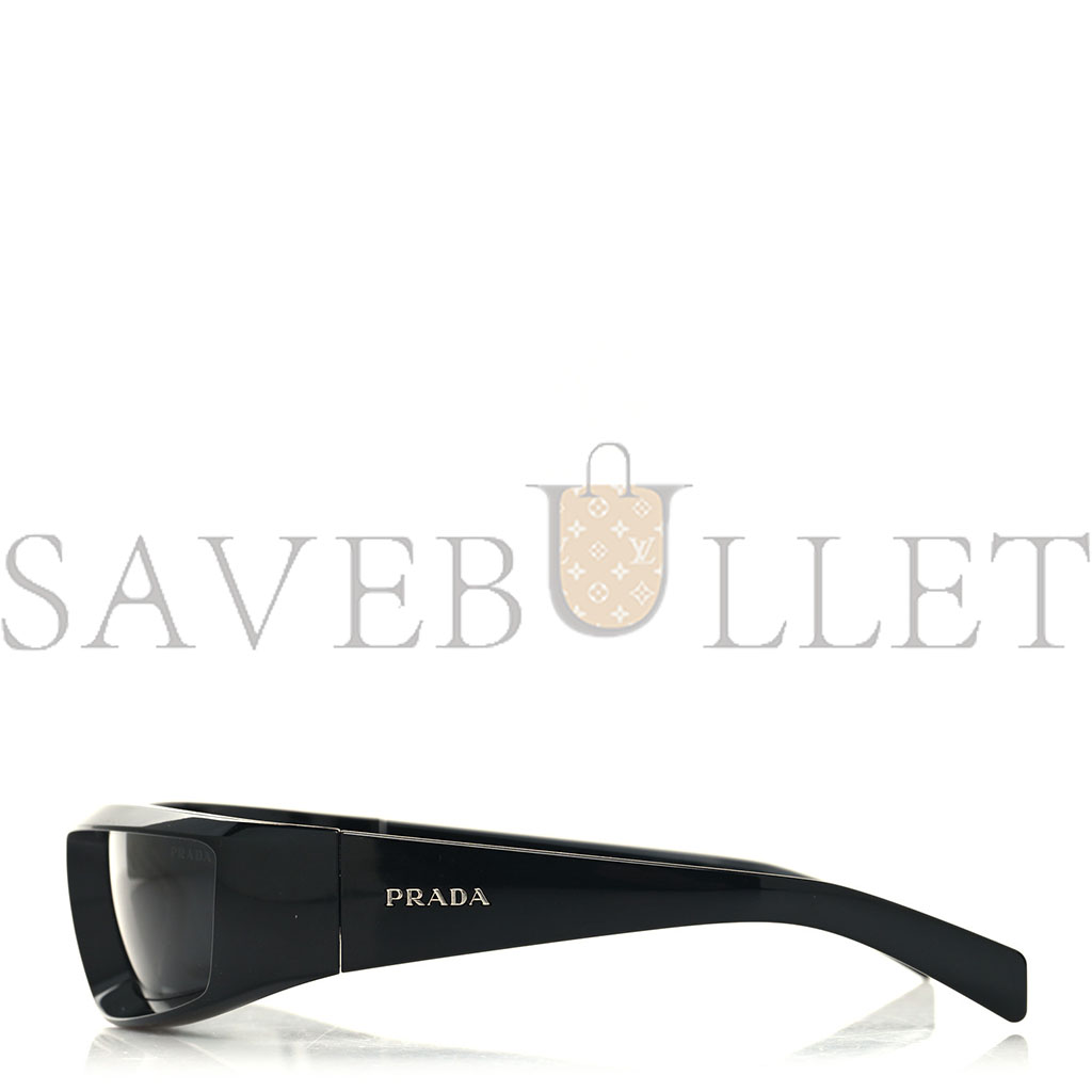 PRADA ACETATE RUNWAY SUNGLASSES SPR 25Y BLACK