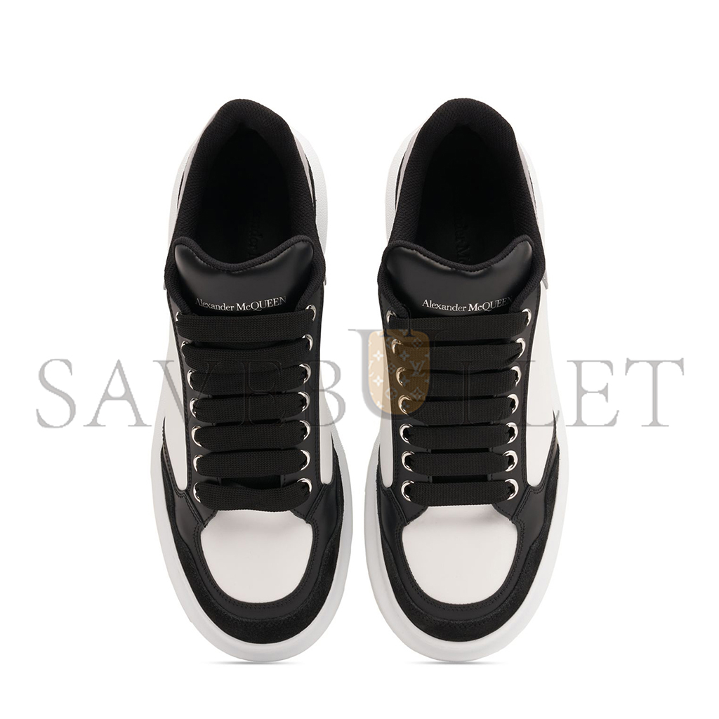 ALEXANDER MCQUEEN OVERSIZED TRAINER LEATHER SNEAKERS 757710WIA5V1142