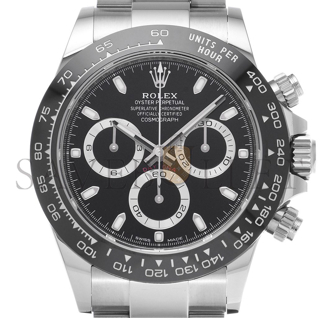 ROLEX DAYTONA BLACK DIAL 40MM WATCH 116500LN