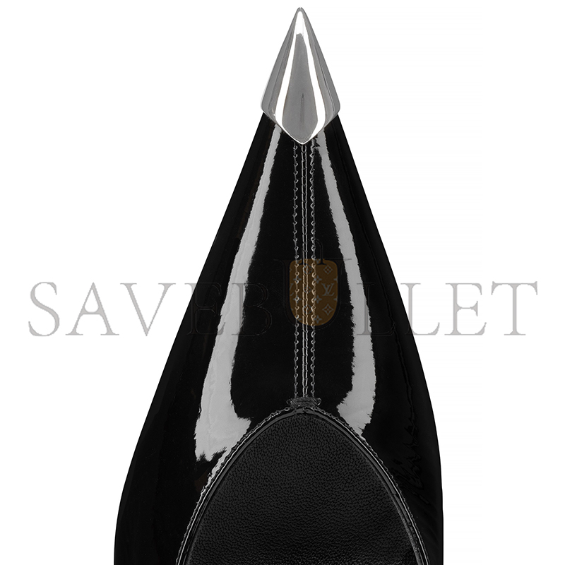 CHRISTIAN LOUBOUTIN KATISSIMA 45 MM PUMPS-VOG PATENT LEATHER-BLACK-WOMEN 1250014B439