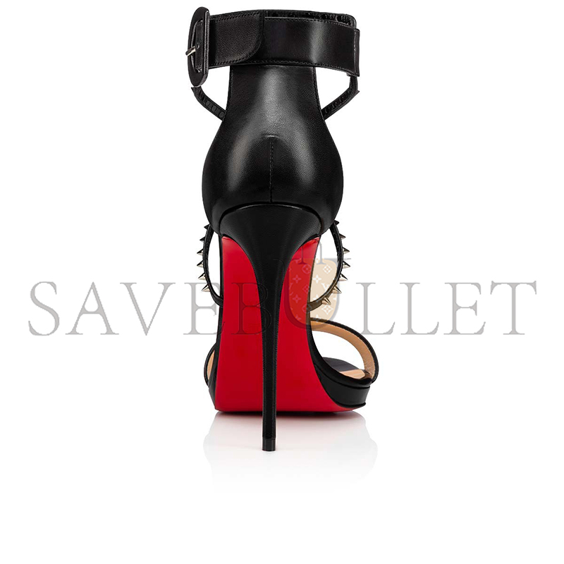 CHRISTIAN LOUBOUTIN CHOCA LUX 120 MM STRAPPY SANDALS-KID LEATHER-BLACK-WOMEN 3180515BK65 CHRISTIAN LOUBOUTIN CHOCA LUX 120 MM STRAPPY SANDALS-KID LEATHER-BLACK-WOMEN 3180515BK65