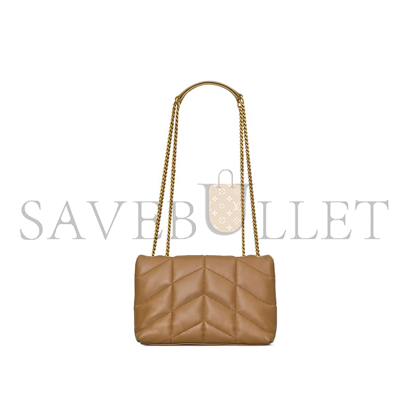 YSL TOY PUFFER IN NAPPA LEATHER 7593371EL072760 (23*15.5*8.5cm)