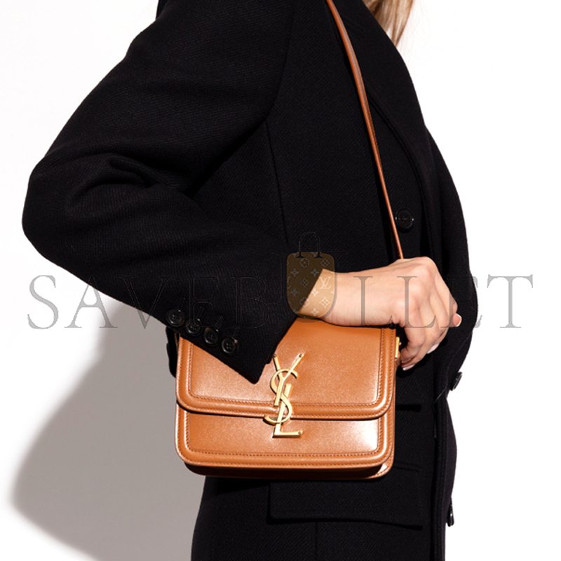 YSL SOLFERINO SMALL SATCHEL IN BOX SAINT LAURENT 6343060SX0W7724 (19*13*5cm)