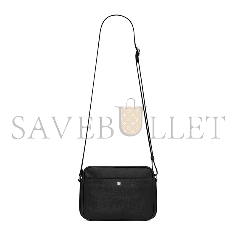 YSL CITY SAINT LAURENT CAMERA BAG IN GRAINED LEATHER 729240AAC8O1000 (22*18*10cm)