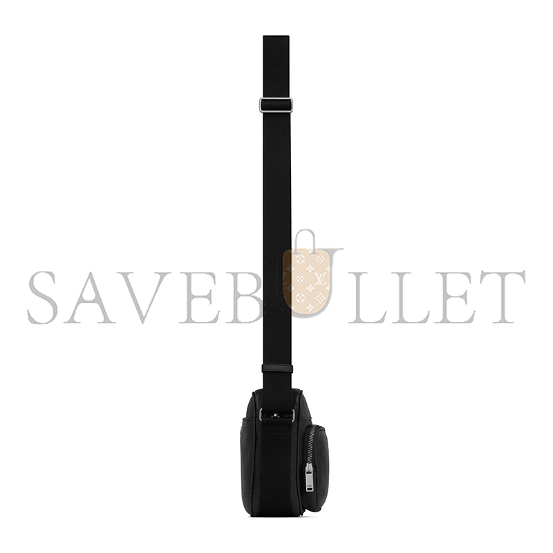 YSL CITY SAINT LAURENT CAMERA BAG IN GRAINED LEATHER 729240AAC8O1000 (22*18*10cm)