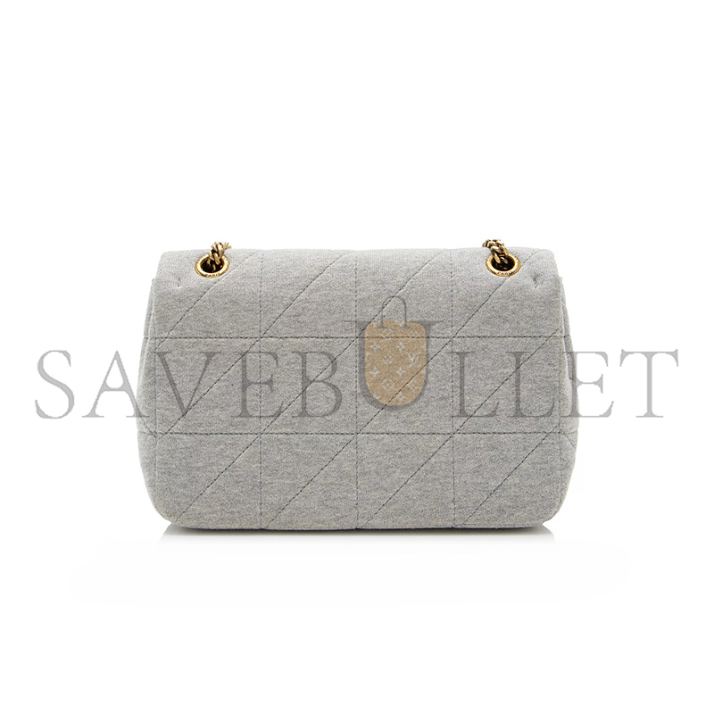 YSL JAMIE MEDIUM QUILTED SHOULDER BAG IN JERSEY 634820012498 (24*15.5*6.5cm)