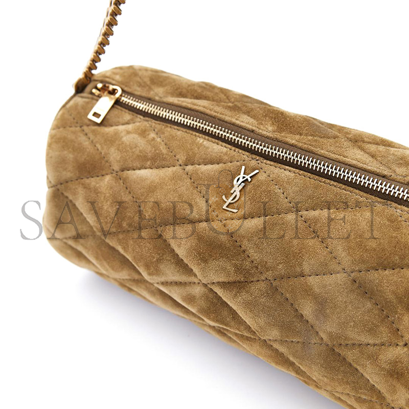 YSL SADE MINI TUBE BAG IN SUEDE 6997032545665 (20*10*10cm)