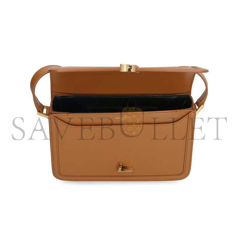 YSL SOLFERINO MEDIUM SATCHEL IN BOX SAINT LAURENT LEATHER 6343050SX0W7724 (23*16*6cm)