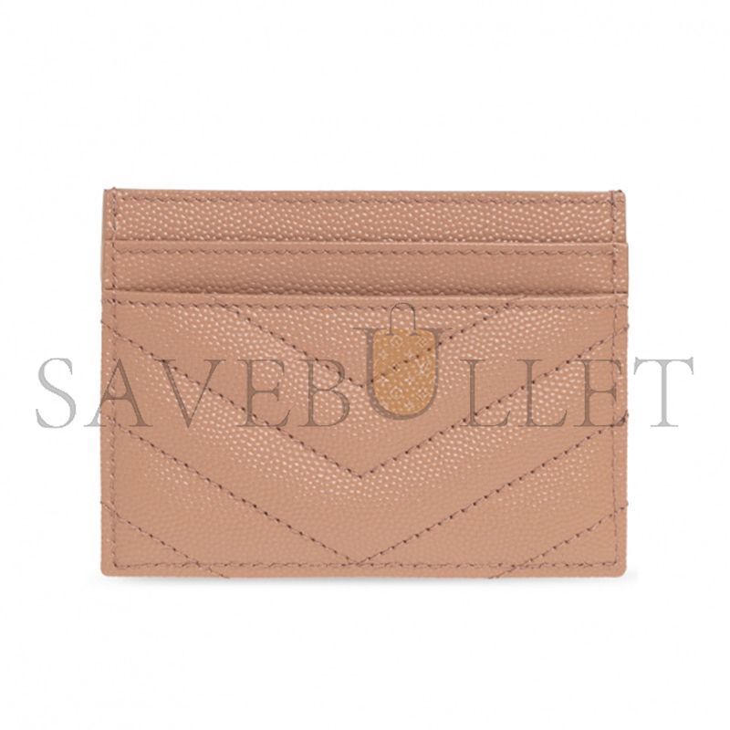 YSL CASSANDRE MATELASSÉ CARD CASE IN GRAIN DE POUDRE LEATHER 423291BOW019830 (10.5*7.5*0.5cm)