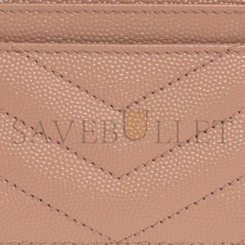 YSL CASSANDRE MATELASSÉ CARD CASE IN GRAIN DE POUDRE LEATHER 423291BOW019830 (10.5*7.5*0.5cm)