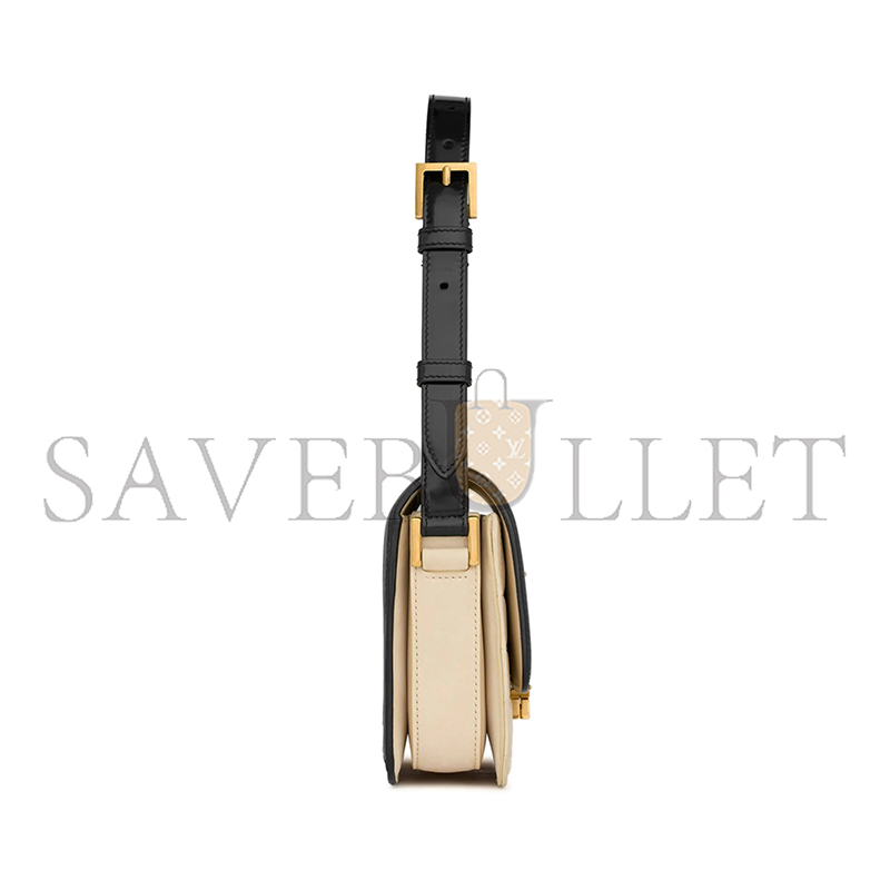 YSL SOLFERINO SMALL IN QUILTED NUBUCK SUEDE AND BRUSHED LEATHER 739139AABWP9289 (18.5*14*6cm)