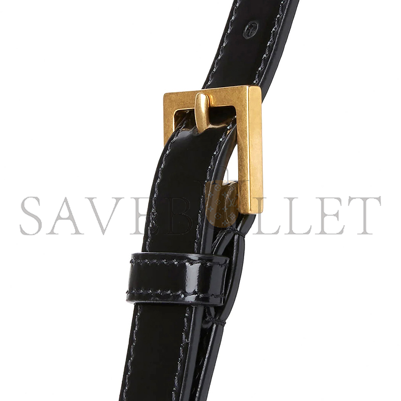 YSL SOLFERINO SMALL IN QUILTED NUBUCK SUEDE AND BRUSHED LEATHER 739139AABR91000 (18.5*14*6cm)