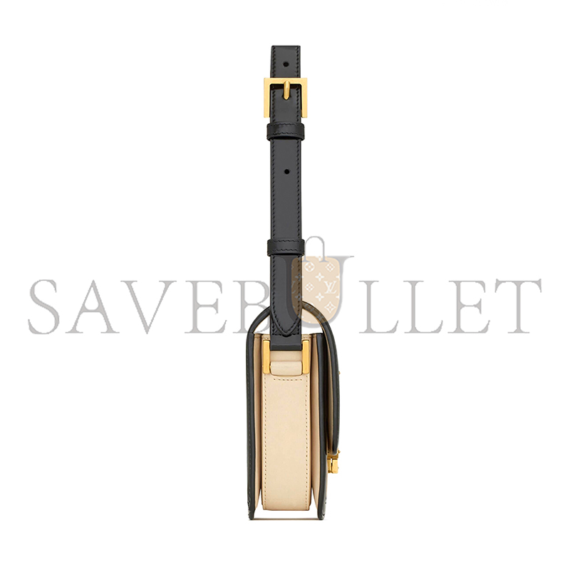 YSL SOLFERINO SMALL IN QUILTED NUBUCK SUEDE AND BRUSHED LEATHER 739139AAB6Z9289 (18.5*14*6cm)