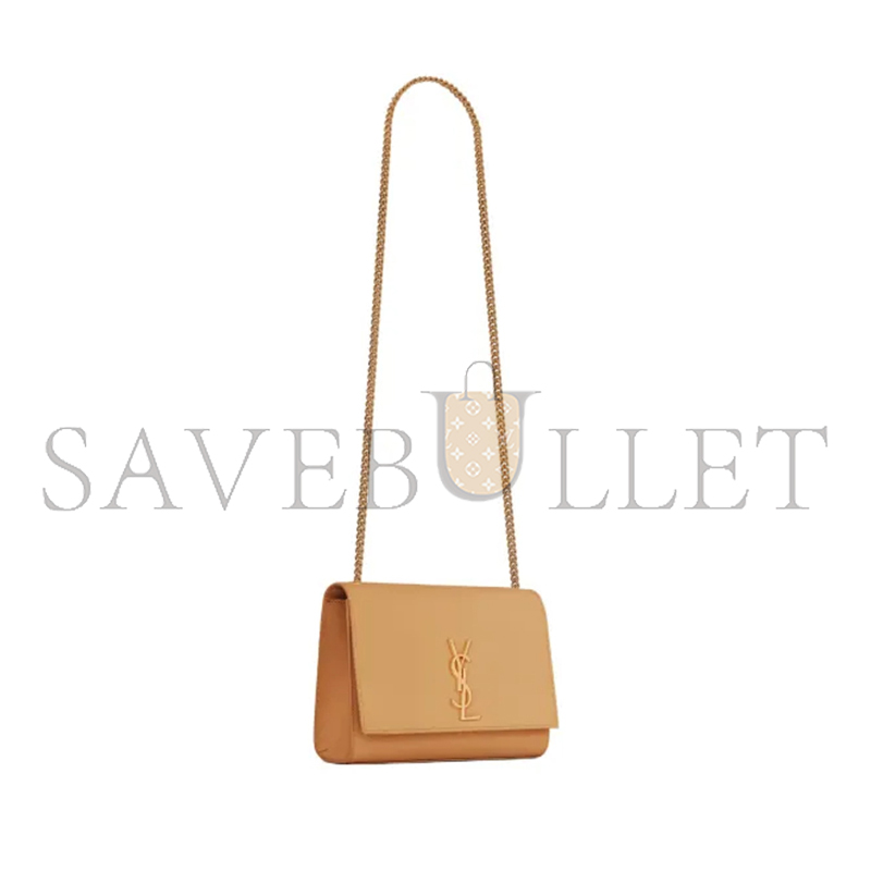 YSL KATE MEDIUM IN GRAIN DE POUDRE EMBOSSED LEATHER 364021BOW0W7019 (24*14.5*5.5cm)