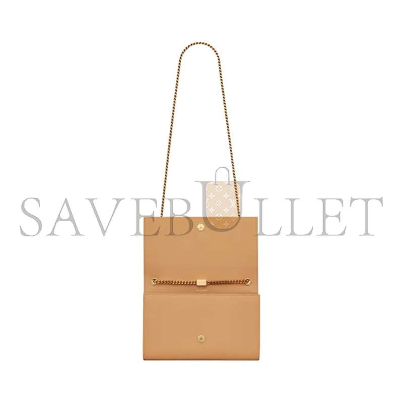 YSL KATE MEDIUM IN GRAIN DE POUDRE EMBOSSED LEATHER 364021BOW0W7019 (24*14.5*5.5cm)