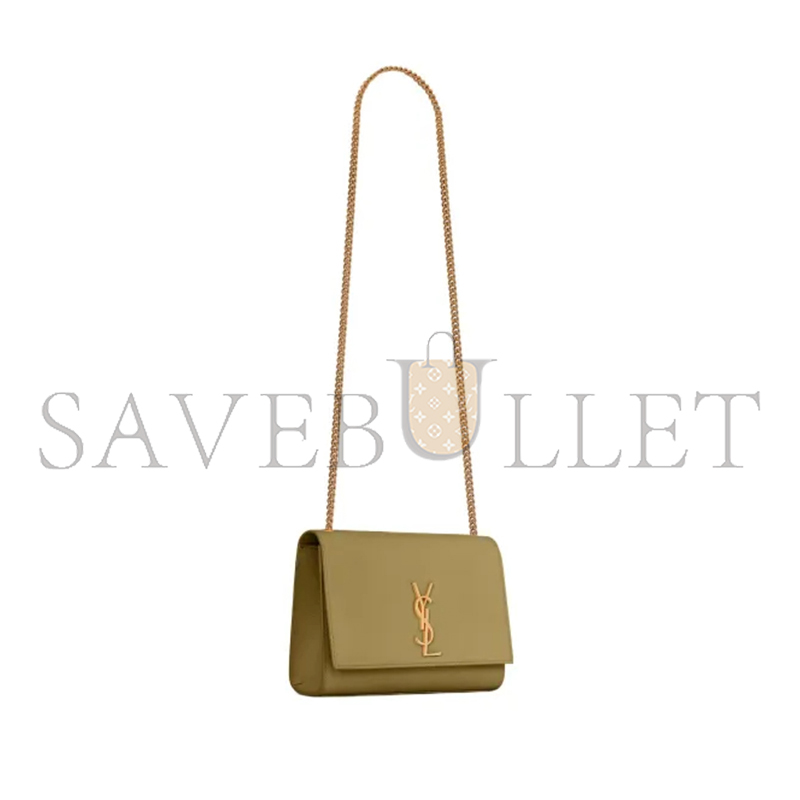 YSL KATE MEDIUM IN GRAIN DE POUDRE EMBOSSED LEATHER 364021BOW0W3321 (24*14.5*5.5cm)