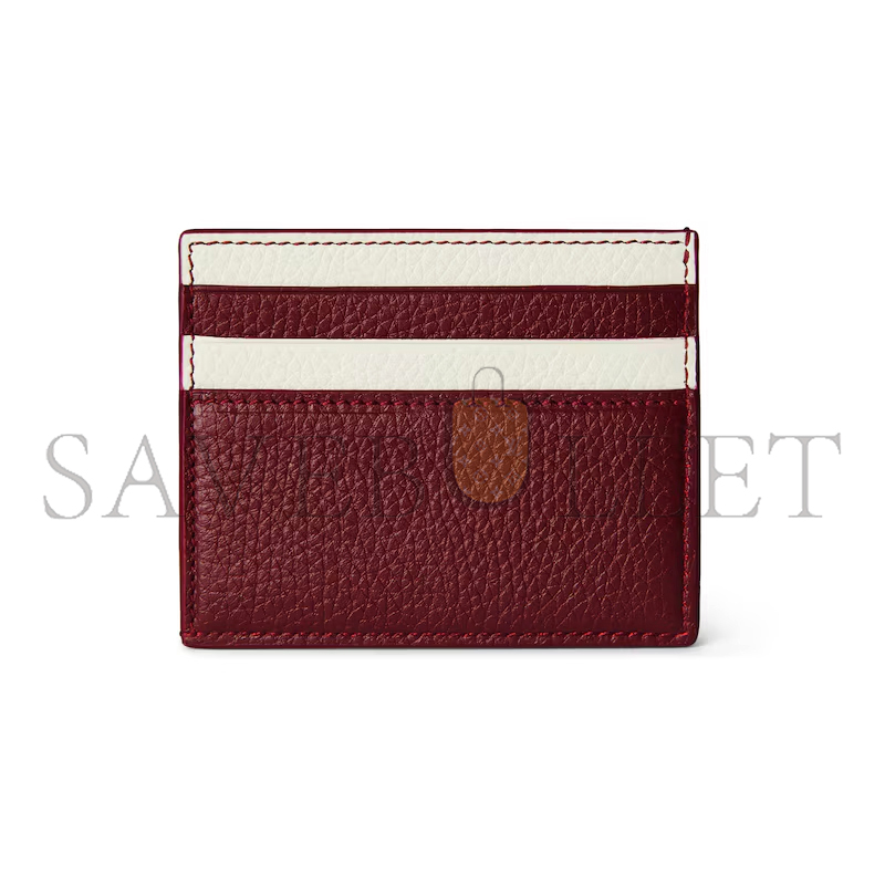 GUCCI BI-COLOR CARD CASE WITH GUCCI LOGO ‎‎817043AAEGG6247 (10*8cm)