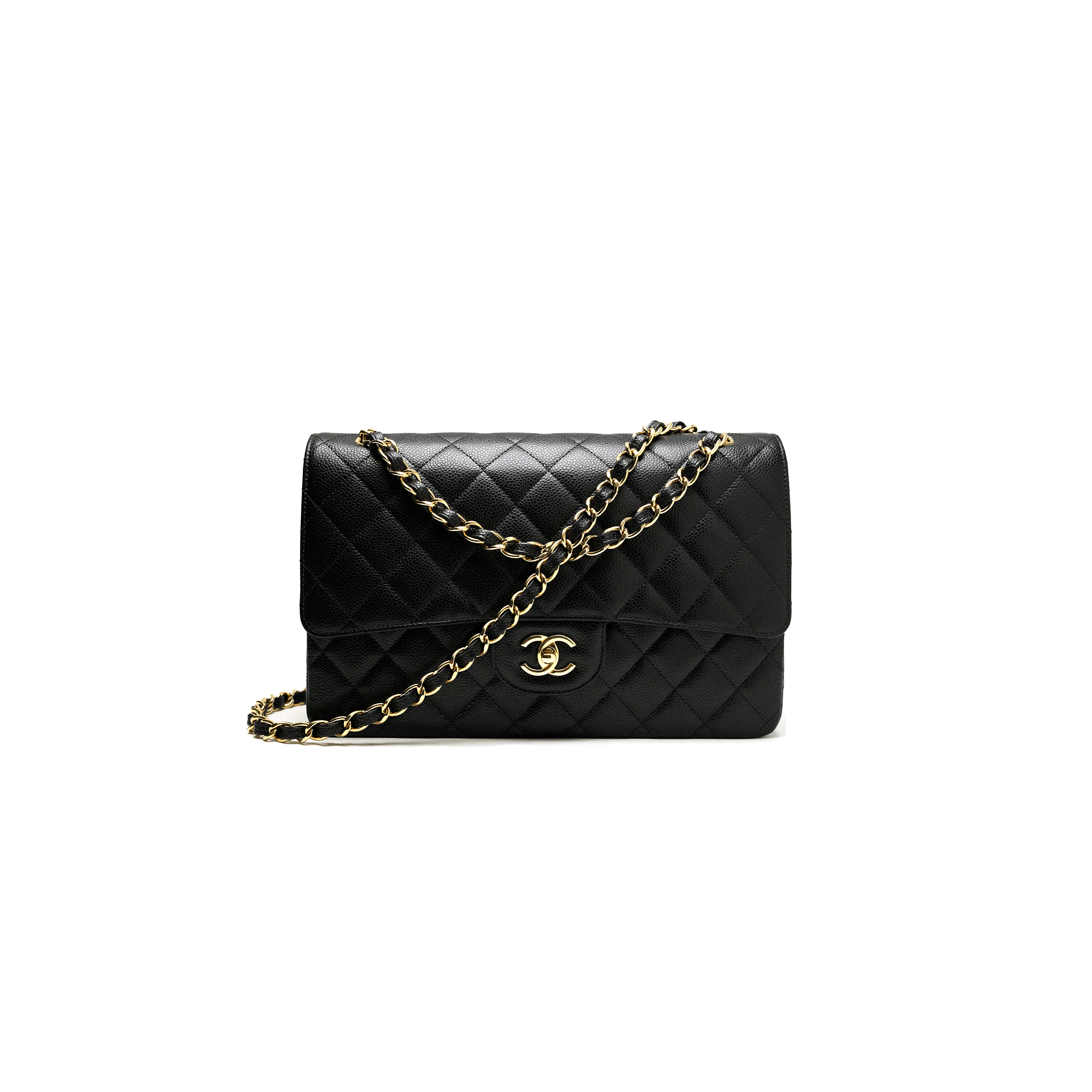 CHANEL LARGE CLASSIC HANGBAG A58600 Y01864 C3906 (30*19.5*10cm)