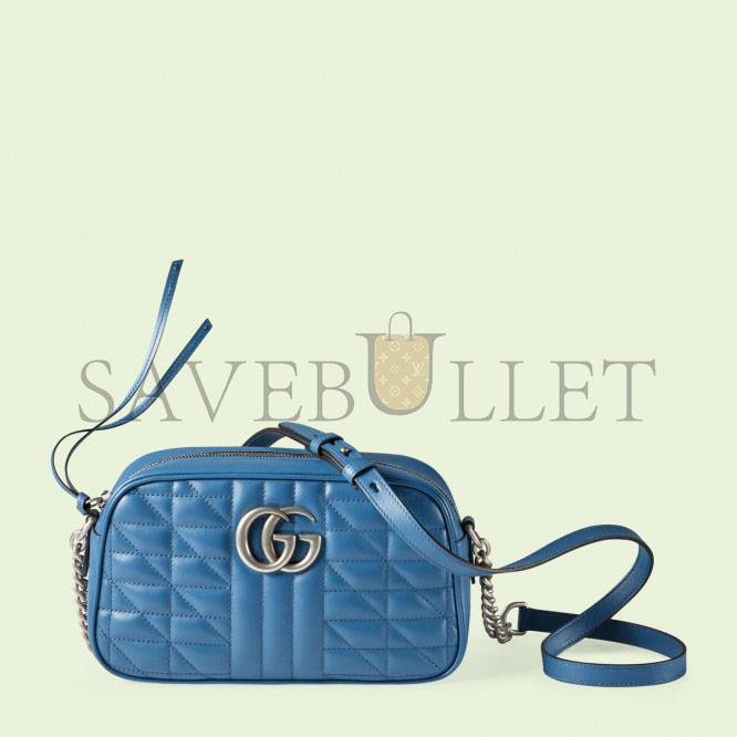 GUCCI GG MARMONT MATELASSÉ SHOULDER BAG 447632 UM8BF 4340 （24cm*13cm*7cm）