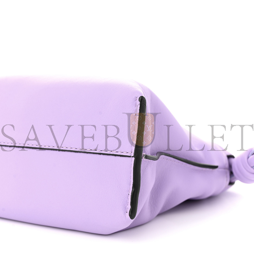 LOEWE CALFSKIN MINI FLAMENCO KNOT BAG LIGHT MAUVE (23*18*7cm)