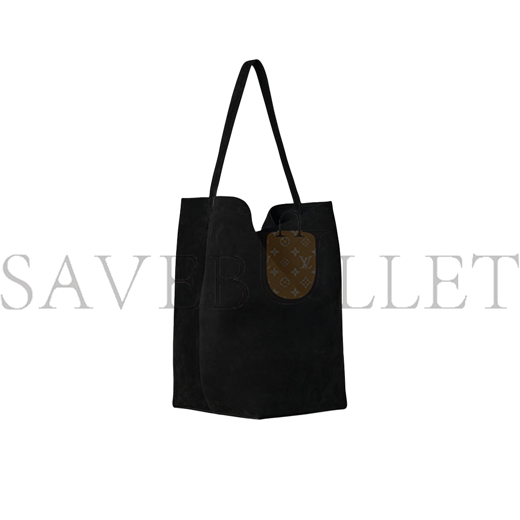 THE ROW LARGE NS PARK TOTE BAG IN NUBUCK BLACK W1273L87BLK (43*38*20cm)