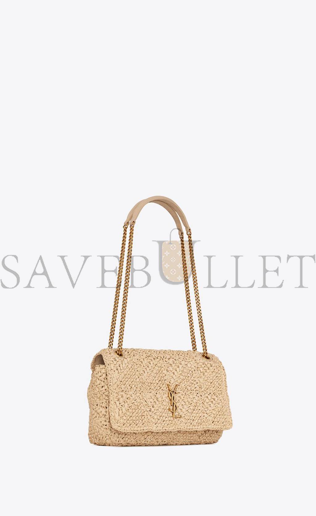 YSL JAMIE MEDIUM CHAIN BAG IN RAFFIA 515821GAAAT2087 (25*15*7.5cm)