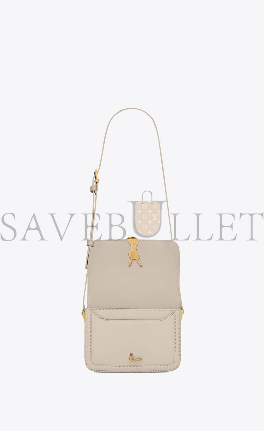 YSL SOLFERINO SMALL SATCHEL IN BOX SAINT LAURENT LEATHER 6343060SX0W9207 (19*13*5cm)